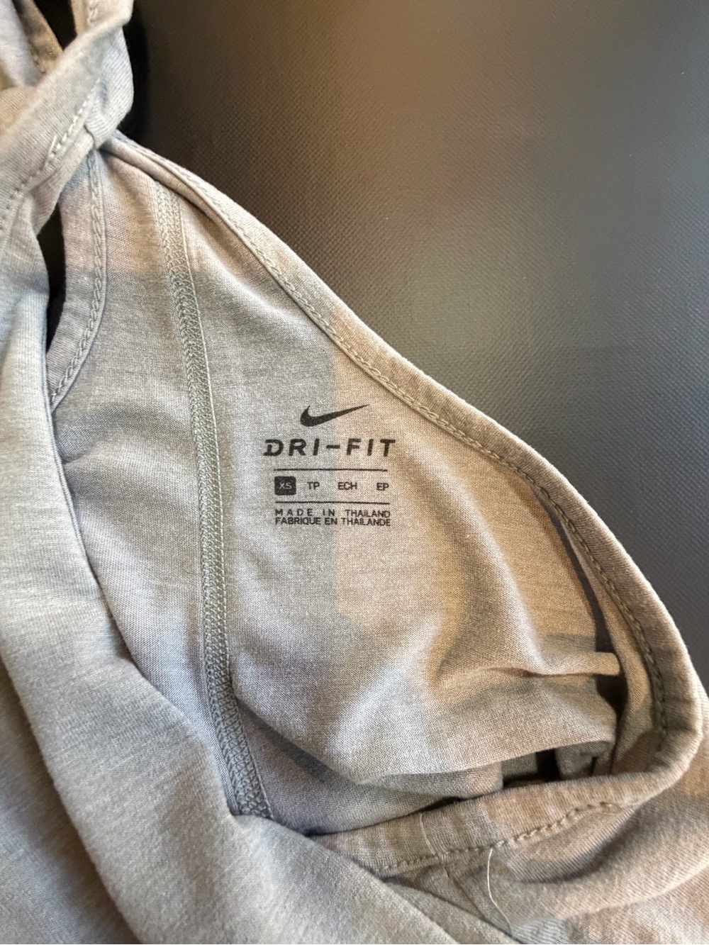 Nike Grey Dri-FIT Racer-Back Tank - Picture 4 of 6